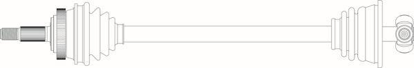 General Ricambi RE3114 - Приводний вал autozip.com.ua