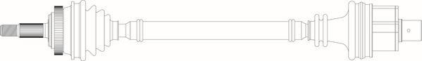 General Ricambi RE3115 - Приводний вал autozip.com.ua