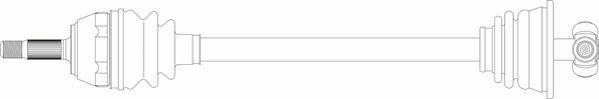 General Ricambi RE3116 - Приводний вал autozip.com.ua