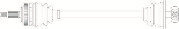 General Ricambi RE3118 - Приводний вал autozip.com.ua