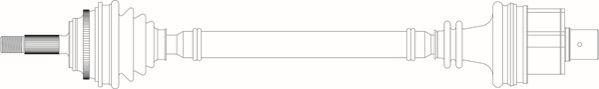General Ricambi RE3139 - Приводний вал autozip.com.ua