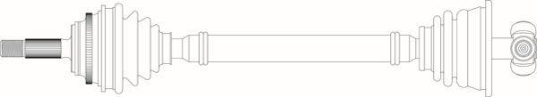 General Ricambi RE3138 - Приводний вал autozip.com.ua