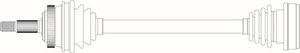 General Ricambi RE3300 - Приводний вал autozip.com.ua