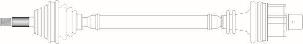 General Ricambi RE3320 - Приводний вал autozip.com.ua