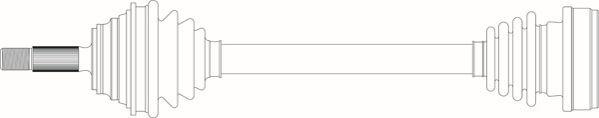 General Ricambi RE3251 - Приводний вал autozip.com.ua
