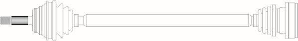 General Ricambi RE3252 - Приводний вал autozip.com.ua