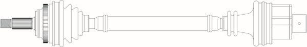 General Ricambi RE3264 - Приводний вал autozip.com.ua