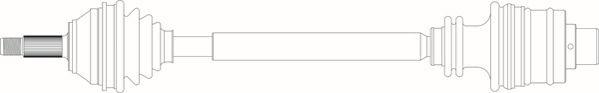 General Ricambi RE3266 - Приводний вал autozip.com.ua