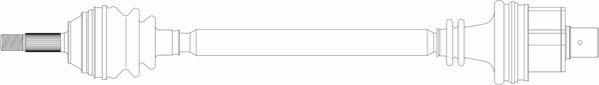 General Ricambi RE3200 - Приводний вал autozip.com.ua