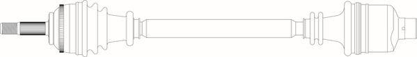 General Ricambi RE3235 - Приводний вал autozip.com.ua
