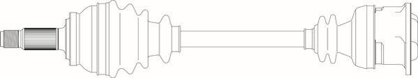 General Ricambi RV3067 - Приводний вал autozip.com.ua