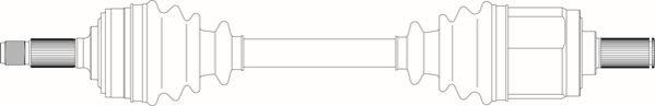 General Ricambi RV3010 - Приводний вал autozip.com.ua
