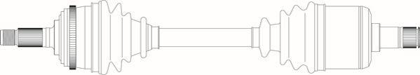 General Ricambi RV3017 - Приводний вал autozip.com.ua