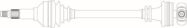 General Ricambi SA3004 - Приводний вал autozip.com.ua