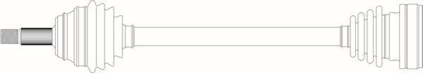 General Ricambi SE3048 - Приводний вал autozip.com.ua
