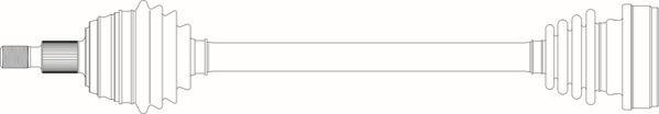 General Ricambi SE3066 - Приводний вал autozip.com.ua
