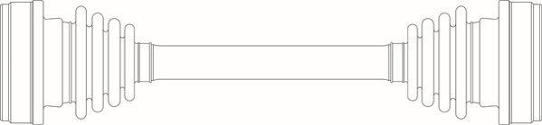 General Ricambi WW3064 - Приводний вал autozip.com.ua