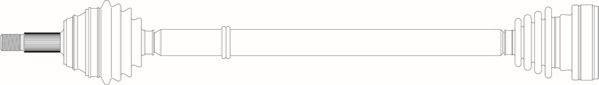 General Ricambi WW3166 - Приводний вал autozip.com.ua