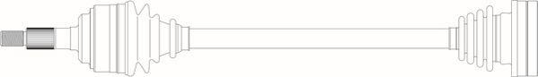 General Ricambi WW3139 - Приводний вал autozip.com.ua