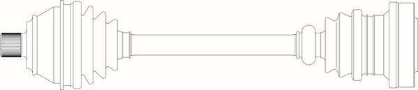 General Ricambi WW3312 - Приводний вал autozip.com.ua