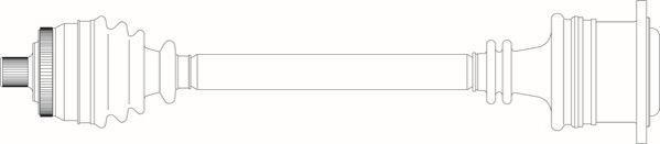 General Ricambi WW3218 - Приводний вал autozip.com.ua