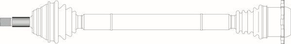 General Ricambi WW3288 - Приводний вал autozip.com.ua