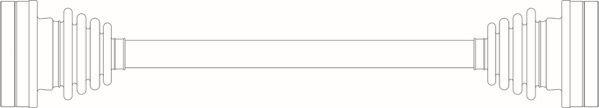 General Ricambi WW3236 - Приводний вал autozip.com.ua