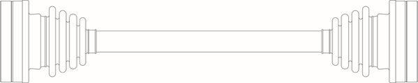 General Ricambi WW3237 - Приводний вал autozip.com.ua