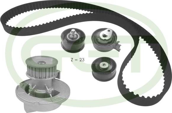 GGT KPA20157 - Водяний насос + комплект зубчатого ременя autozip.com.ua