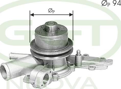 GGT PA00009 - Водяний насос autozip.com.ua