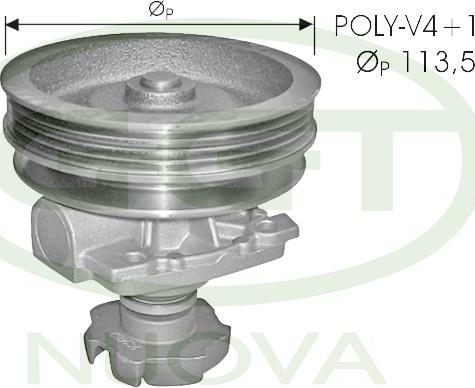 GGT PA10963 - Водяний насос autozip.com.ua