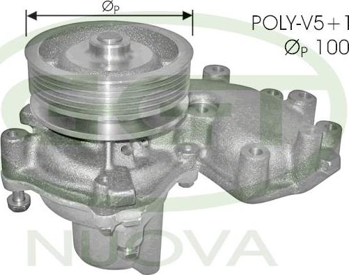 GGT PA10557 - Водяний насос autozip.com.ua