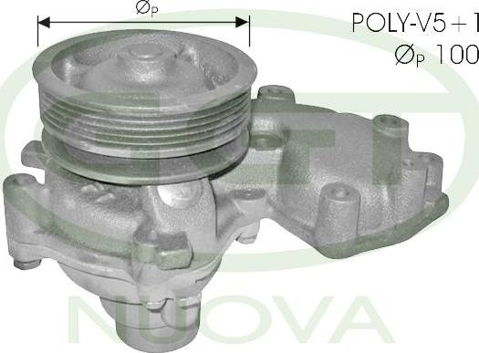 GGT PA10647 - Водяний насос autozip.com.ua