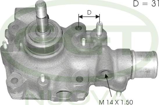 GGT PA10639 - Водяний насос autozip.com.ua