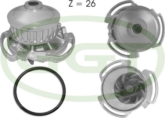 GGT PA10141 - Водяний насос autozip.com.ua