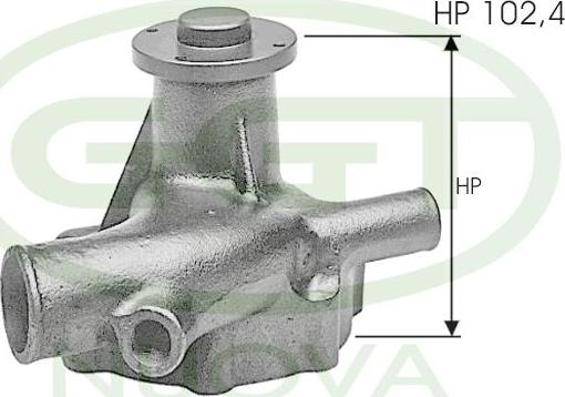 GGT PA10821 - Водяний насос autozip.com.ua