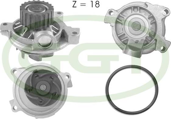 GGT PA10738 - Водяний насос autozip.com.ua