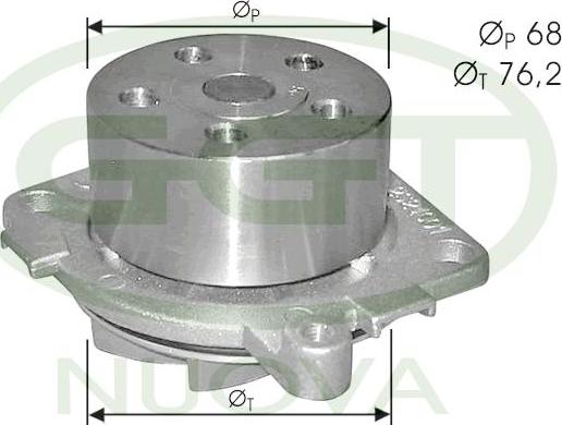 GGT PA11022 - Водяний насос autozip.com.ua