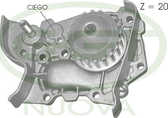 GGT PA11075 - Водяний насос autozip.com.ua