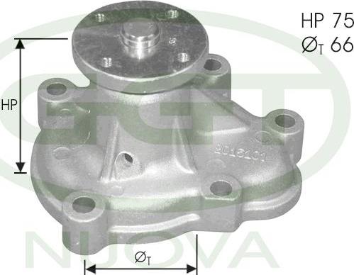 GGT PA11154 - Водяний насос autozip.com.ua