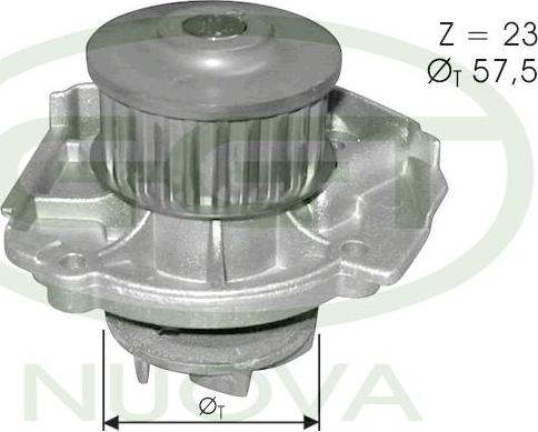 GGT PA11118 - Водяний насос autozip.com.ua