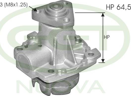 GGT PA11274 - Водяний насос autozip.com.ua