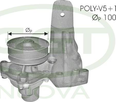 GGT PA12404 - Водяний насос autozip.com.ua