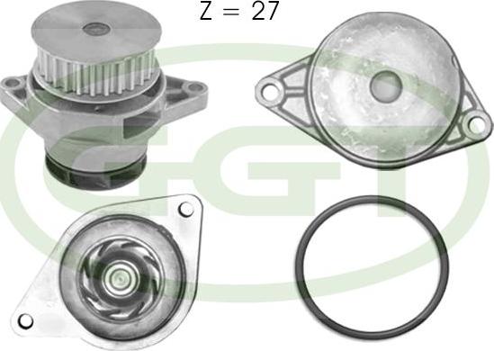 GGT PA12060 - Водяний насос autozip.com.ua