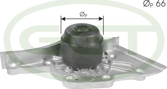 GGT PA12023 - Водяний насос autozip.com.ua