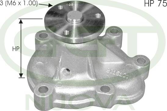 GGT PA12382 - Водяний насос autozip.com.ua