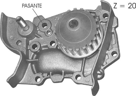 GGT PA12768 - Водяний насос autozip.com.ua