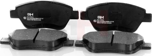 GH GH-410924 - Гальмівні колодки, дискові гальма autozip.com.ua