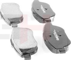 GH GH-410611 - К-кт колодок перед. Citroen C3. DS3. Peugeot 2008 09- autozip.com.ua