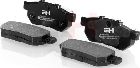 GH GH-411213 - Гальмівні колодки, дискові гальма autozip.com.ua